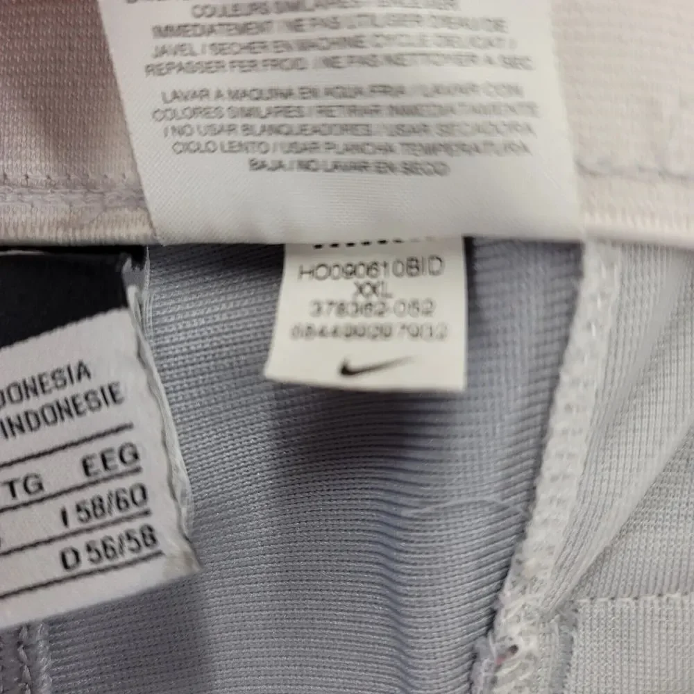 Nike Pants Mens XXL‎ Gray Baseball Cuffed Swoosh Logo Outdoors High Rise